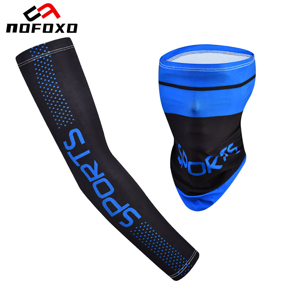 Sports Mask Breathable - NOFOXO Summer Ice Silk Cycling Arm