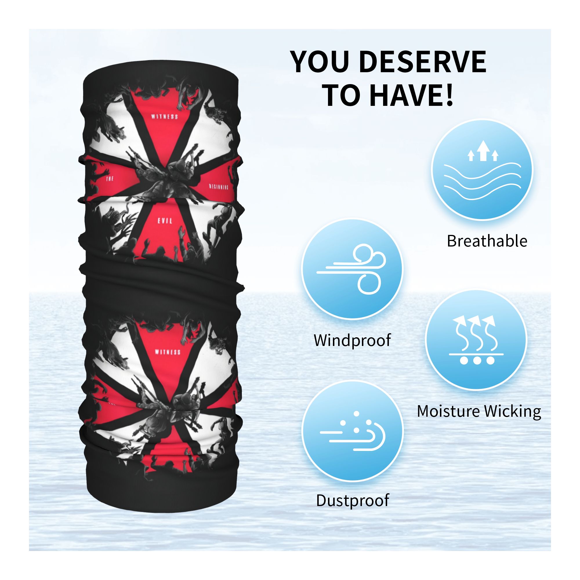 Umbrellas Corporations Residen – Neck Gaiter Face Cover recenzja i cena