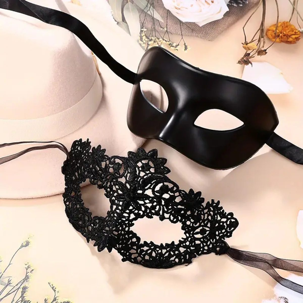 2pcs Hot New Sexy Black Lace M – Black Face Mask Pack recenzja i cena