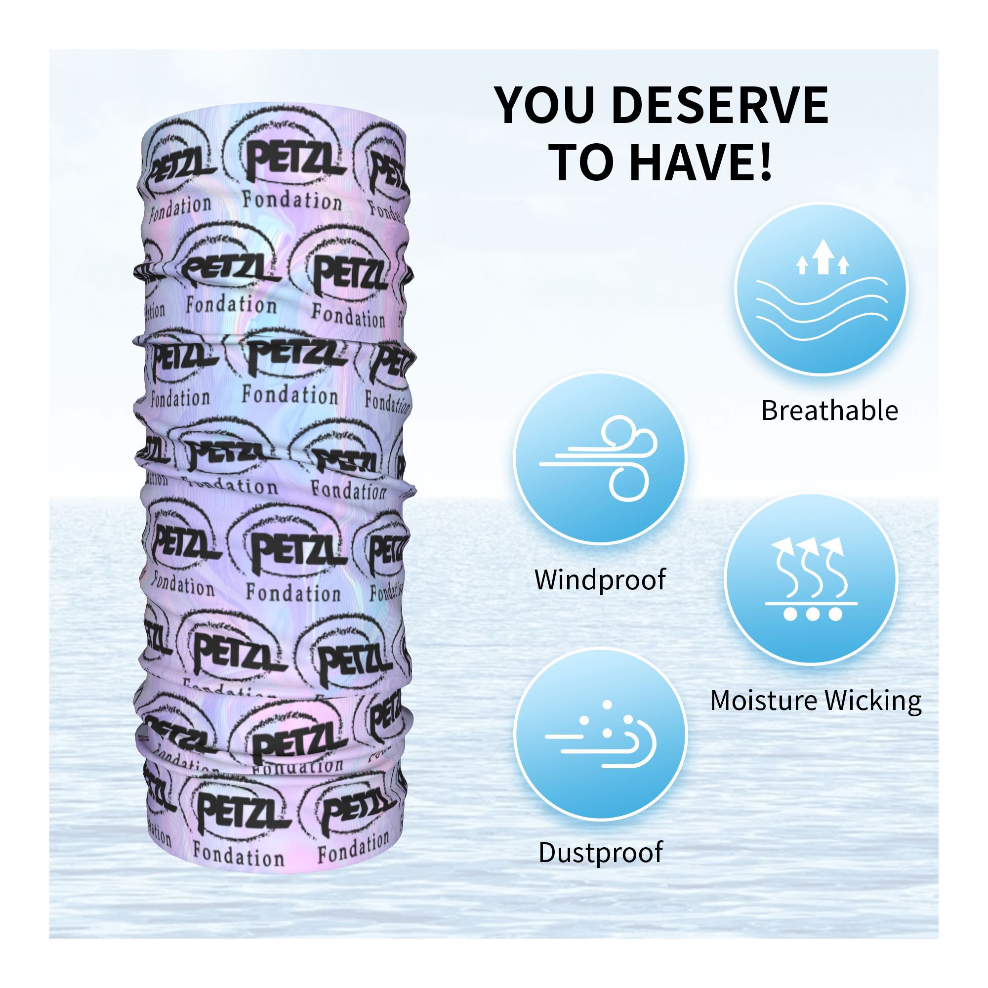Custom Colorful P-Petzls Banda – Neck Gaiter Face Cover recenzja i cena