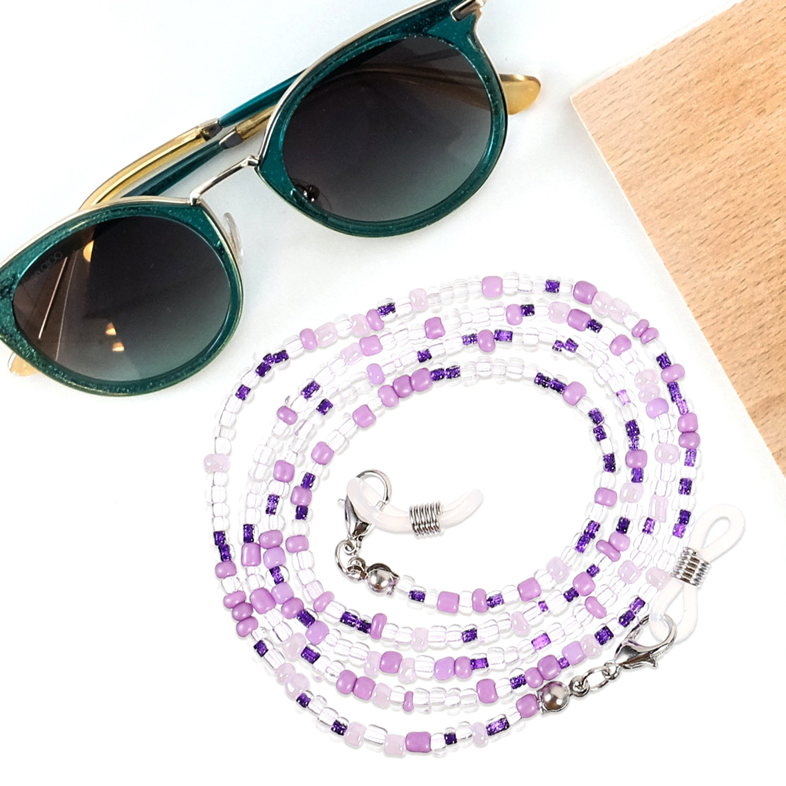 5Pcs Eyeglass Chains Beaded An – Mask Chain Holder recenzja i cena