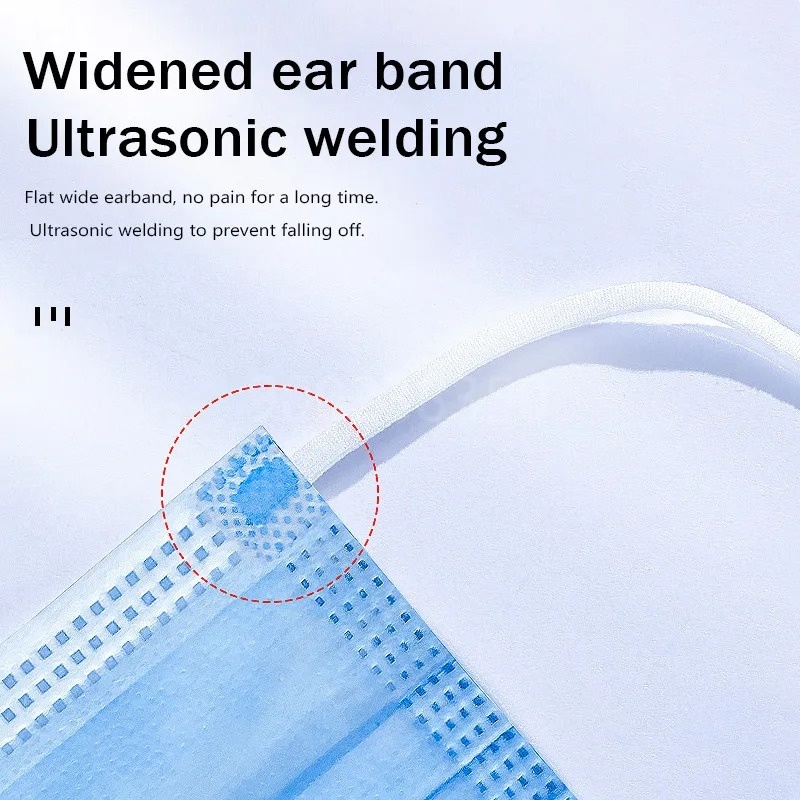 50-500pcs Disposable Adults in – Disposable Mask Blue recenzja i cena
