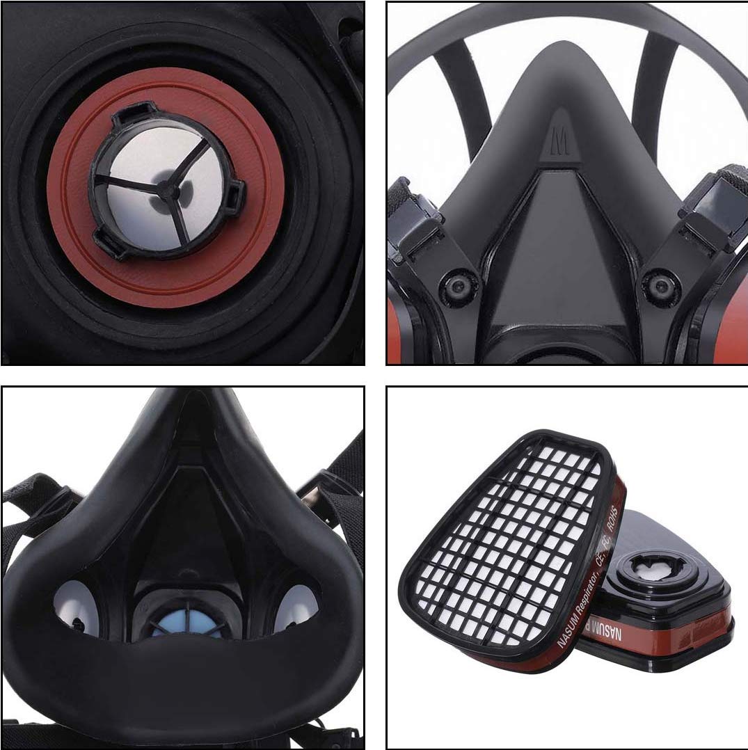 Dust Gas Mask Anti-fog Safety  – Dust Mask Construction recenzja i cena