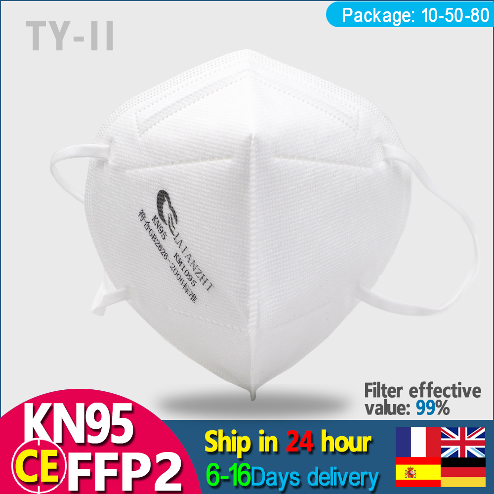 LAIANZHI 50PCS FFP2 Face masks – Kn95 Respirator Mask recenzja i cena
