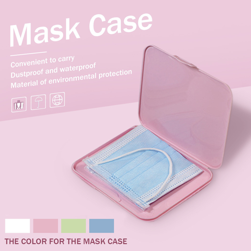 Pink Mask Cover Green Box Mask – Face Mask Storage Box recenzja i cena
