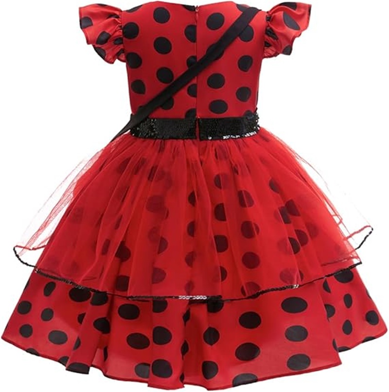 Girls Cosplay Costume Polka Do – Kids Face Mask recenzja i cena