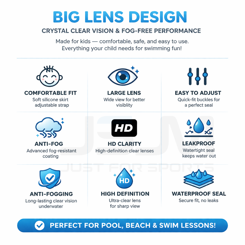 JSJM Kids Swimming Goggles Big – Anti Pollution Mask recenzja i cena