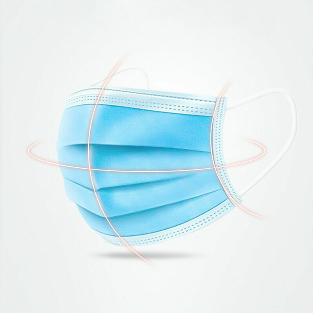 50piece Safe And Professional  – Disposable Mask Blue recenzja i cena