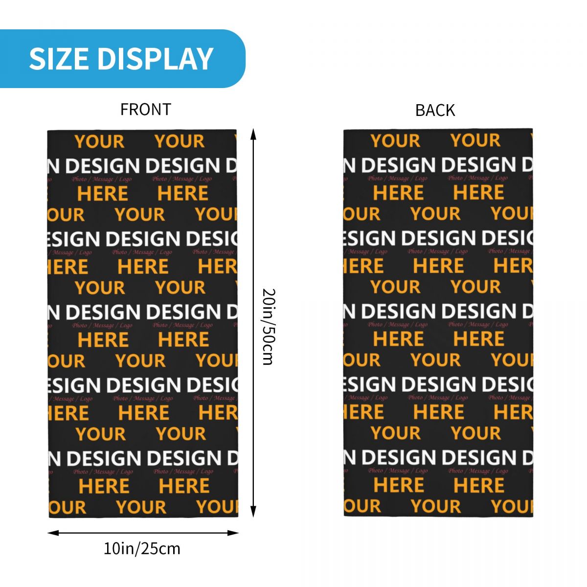 Custom Your Design Here Bandan – Neck Gaiter Face Cover recenzja i cena