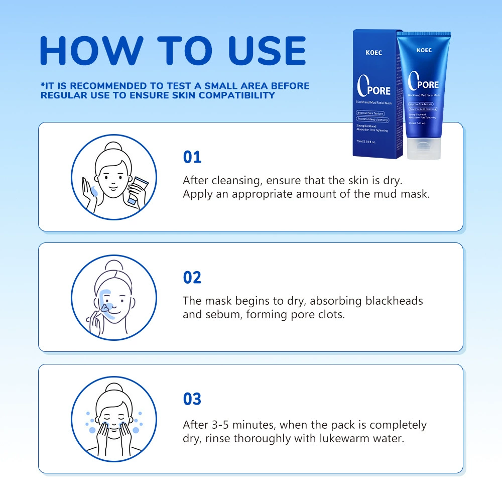 75ml KOEC Zero Pore Blackhead  – Dust Mask Construction recenzja i cena