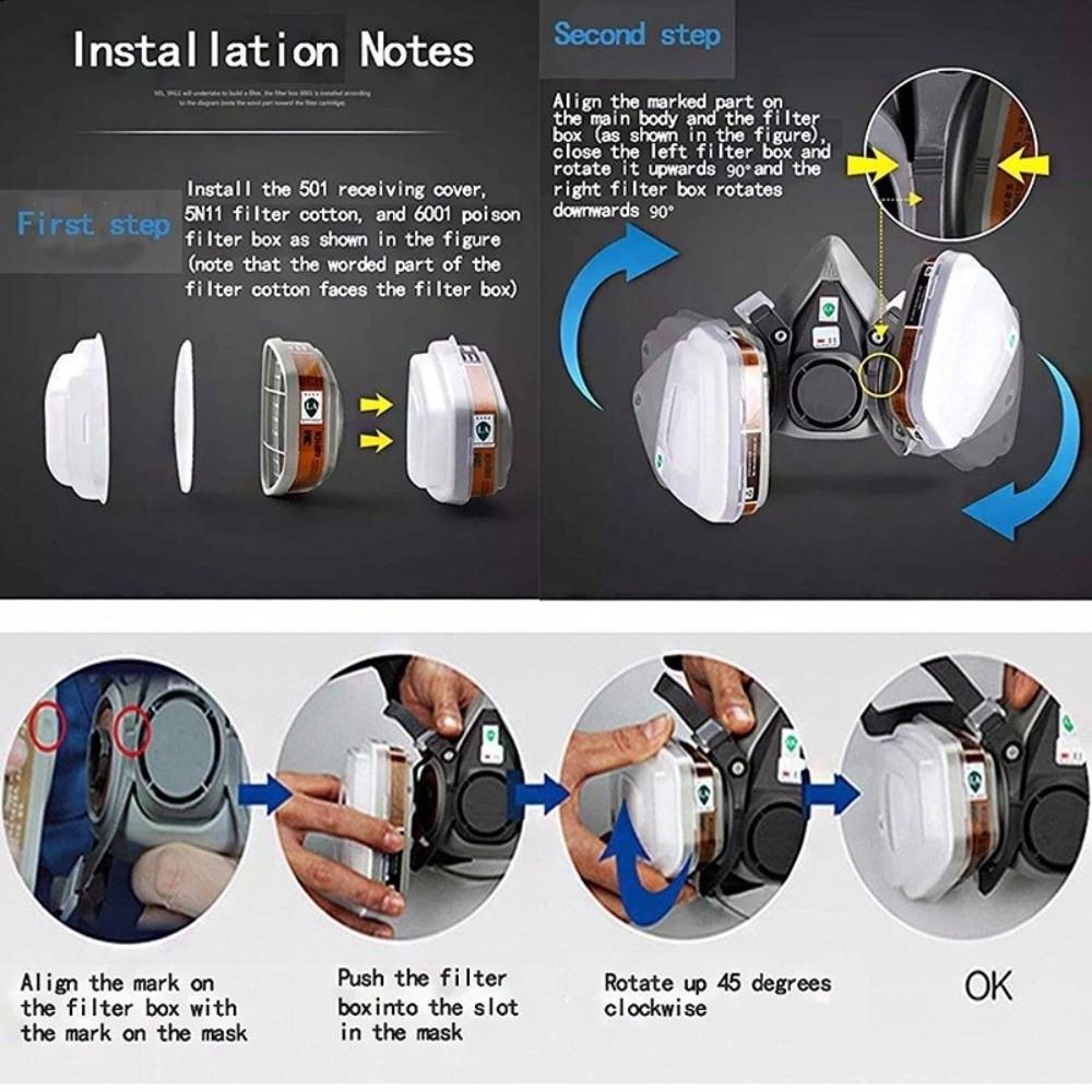 Reusable ‌Half-face Profession – Respirator Half Face recenzja i cena