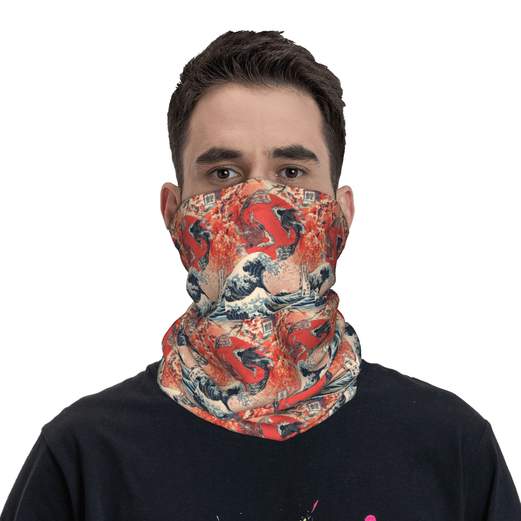 Koi Fish and Great Wave off Ka – Sports Mask Breathable recenzja i cena