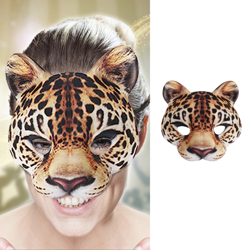 Leopard Mask Party Mask Dress  – Respirator Half Face recenzja i cena