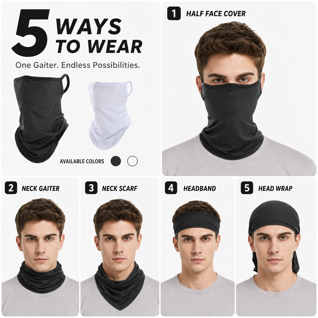 Breathable Quick-Dry Neck Gait – Respirator Half Face recenzja i cena