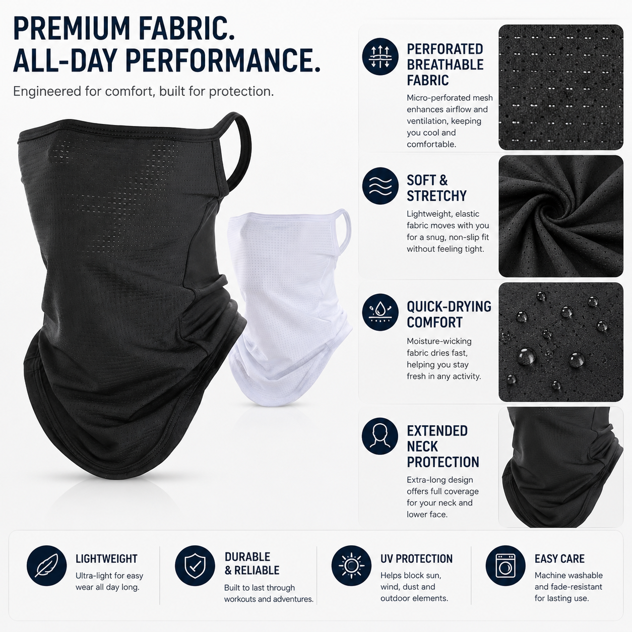 Breathable Quick-Dry Neck Gait – Respirator Half Face recenzja i cena