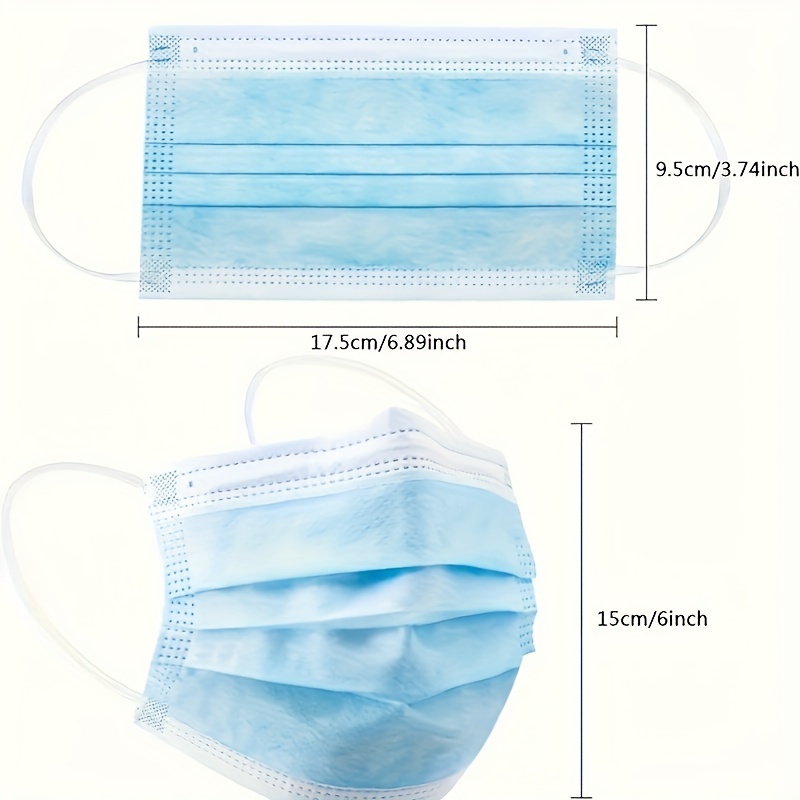200Pcs Thickened Blue Disposab – Disposable Mask Blue recenzja i cena