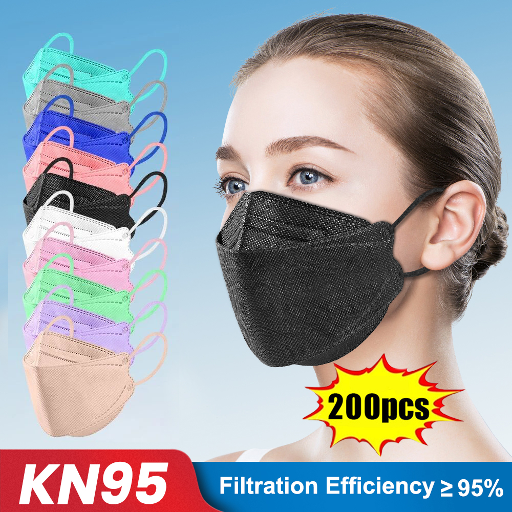 10-200pcs ffp2 mascarillas CE  – Disposable Surgical Mask recenzja i cena