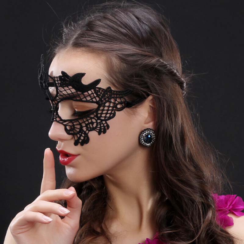 Sexy Women Lace Hollow Masquer – Respirator Half Face recenzja i cena