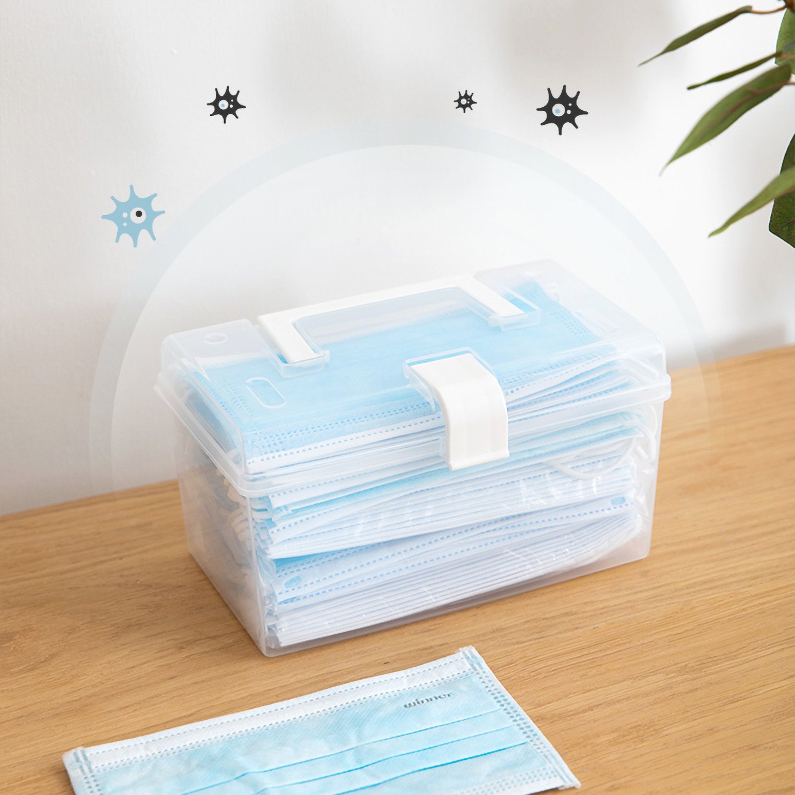 1Pcs Dustproof Mask Storage Bo – Face Mask Storage Box recenzja i cena