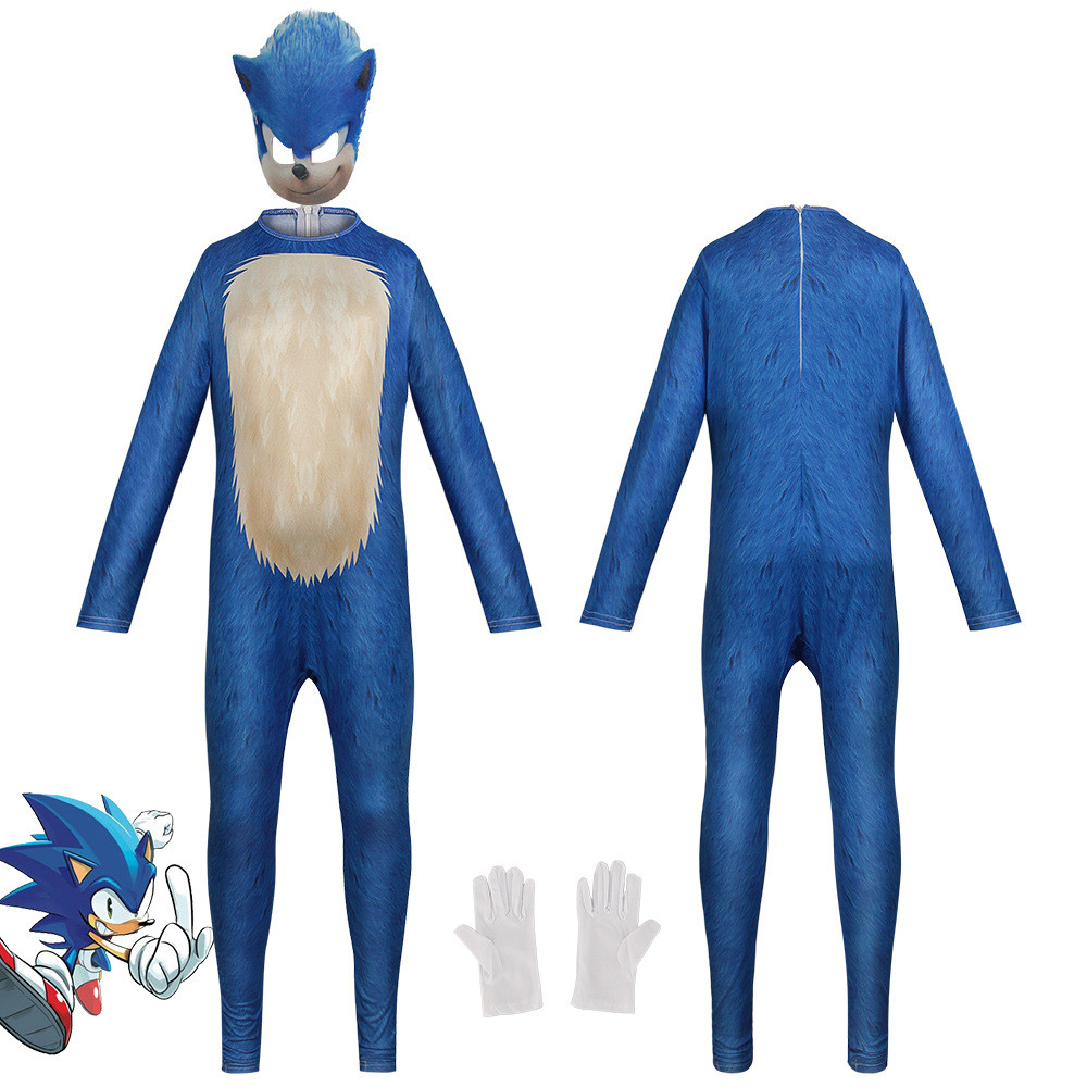 Anime Game Sonic Blue Red Blac – Black Face Mask Pack recenzja i cena
