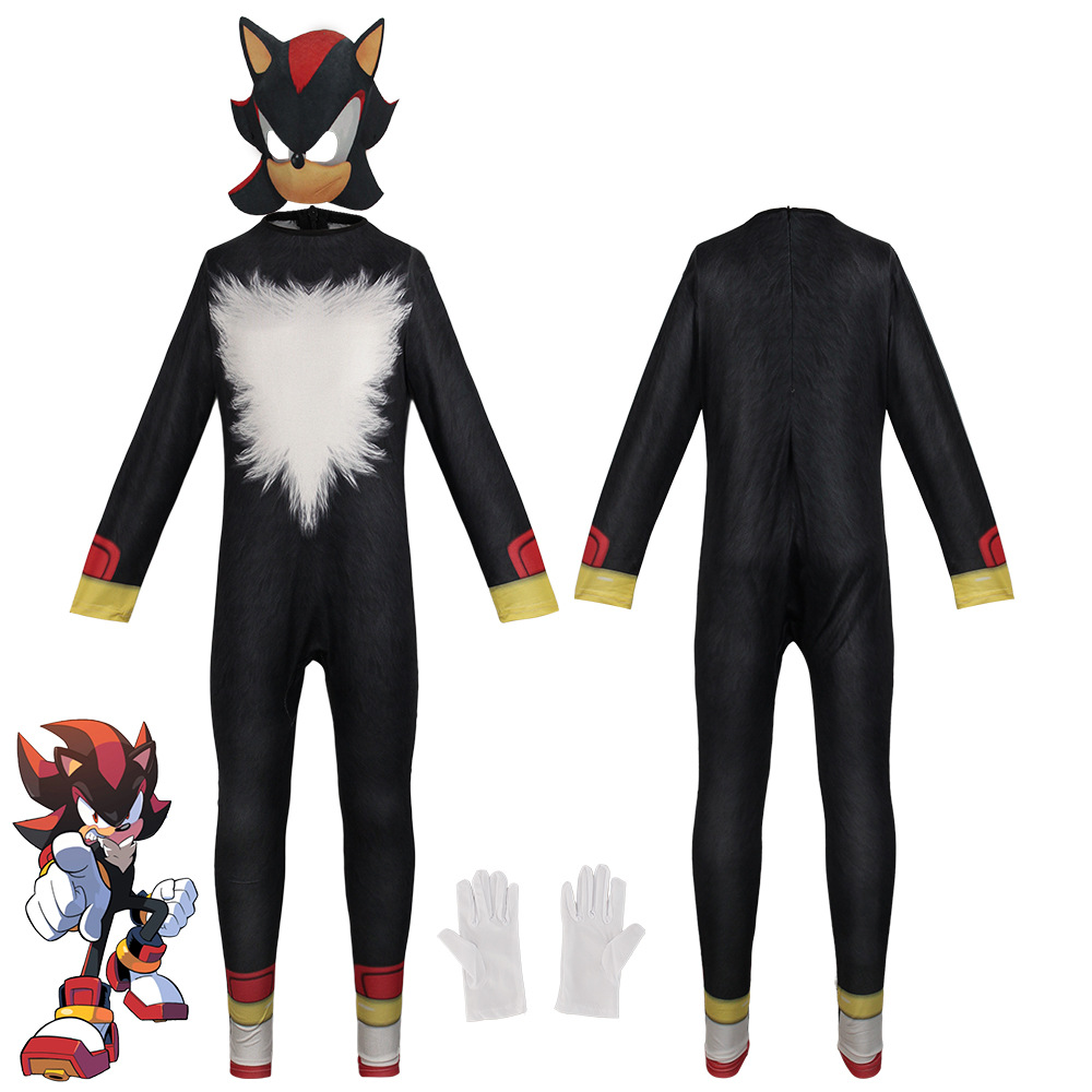 Anime Game Sonic Blue Red Blac – Black Face Mask Pack recenzja i cena