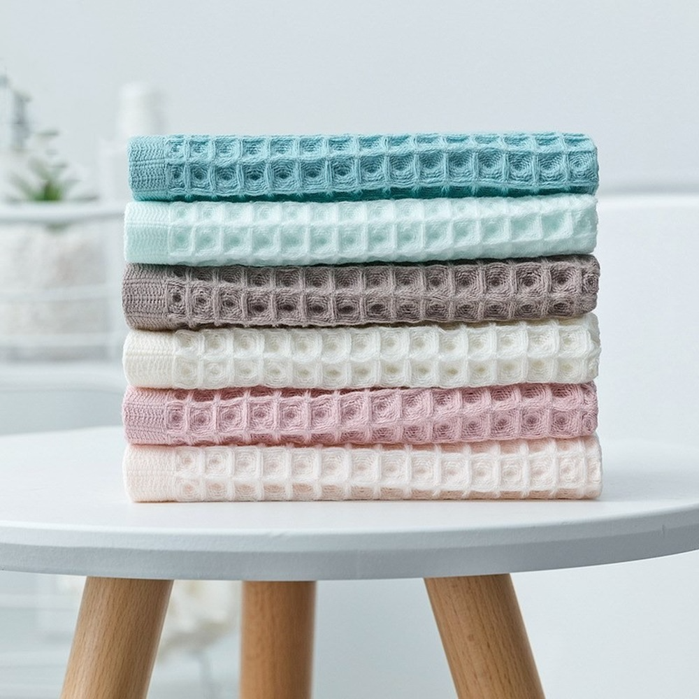 1Pcs Waffle Soft Face Towels f – Cloth Face Mask Washable recenzja i cena