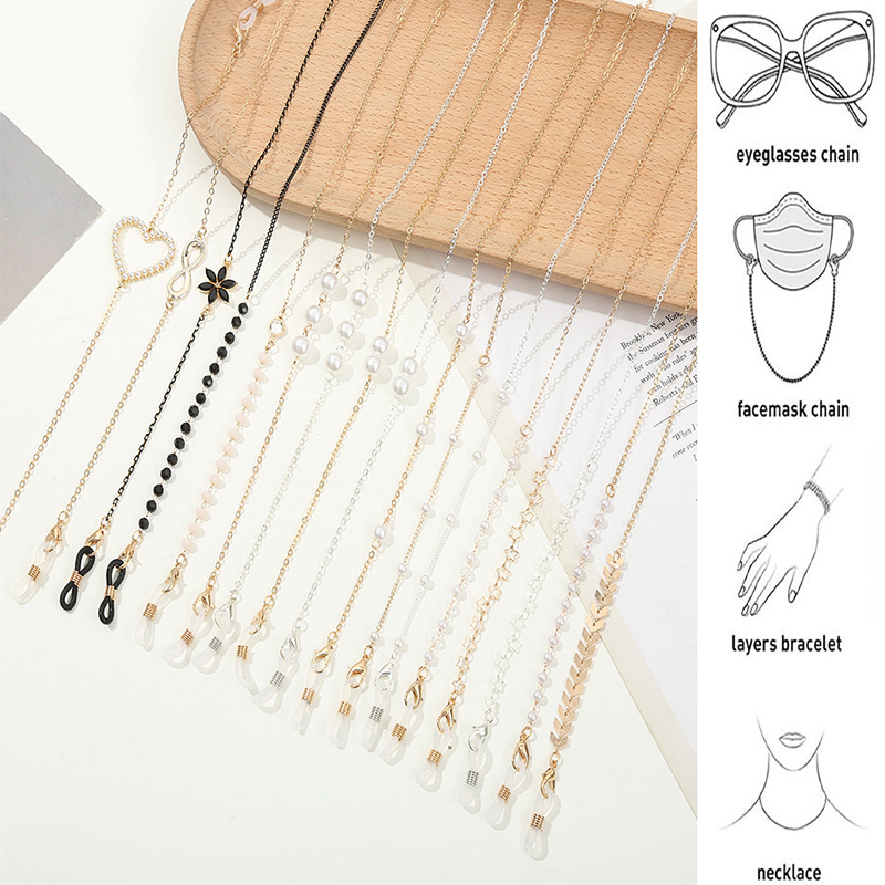 2022 Fashion Glasses Chain for – Mask Chain Holder recenzja i cena
