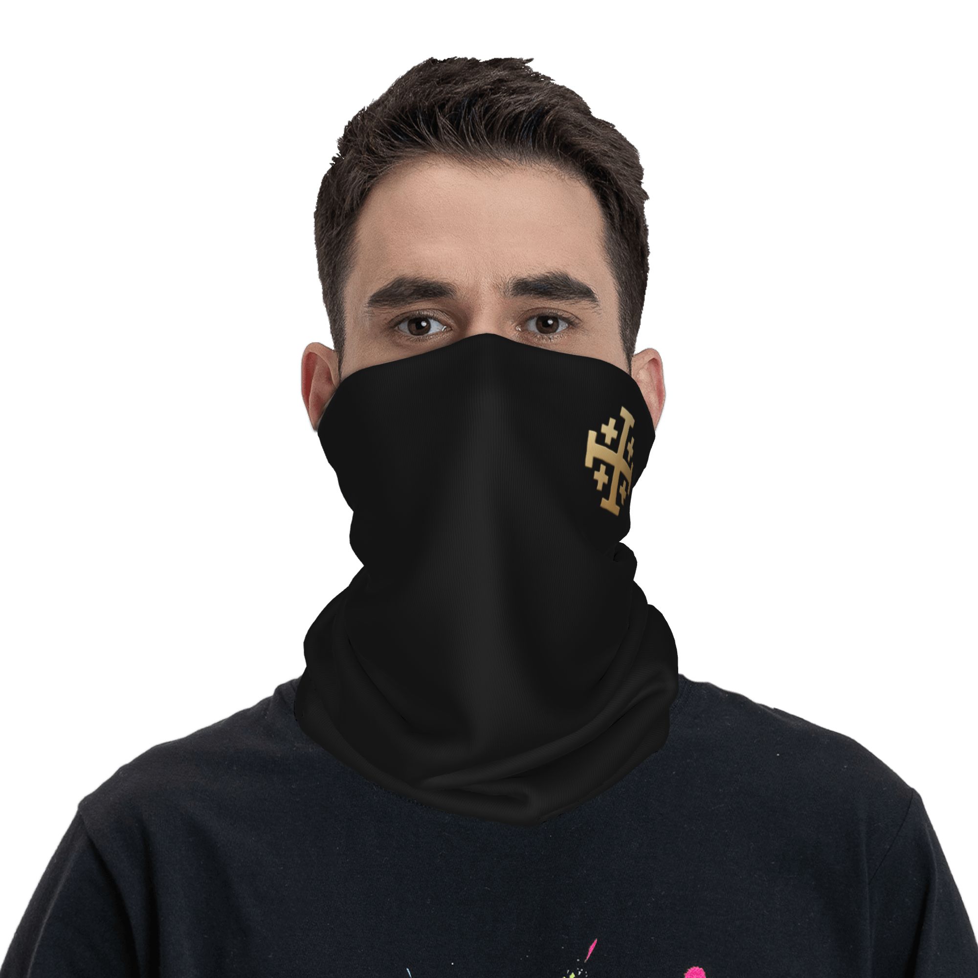 Knight Jerusalem Cross Christi – Neck Gaiter Face Cover recenzja i cena