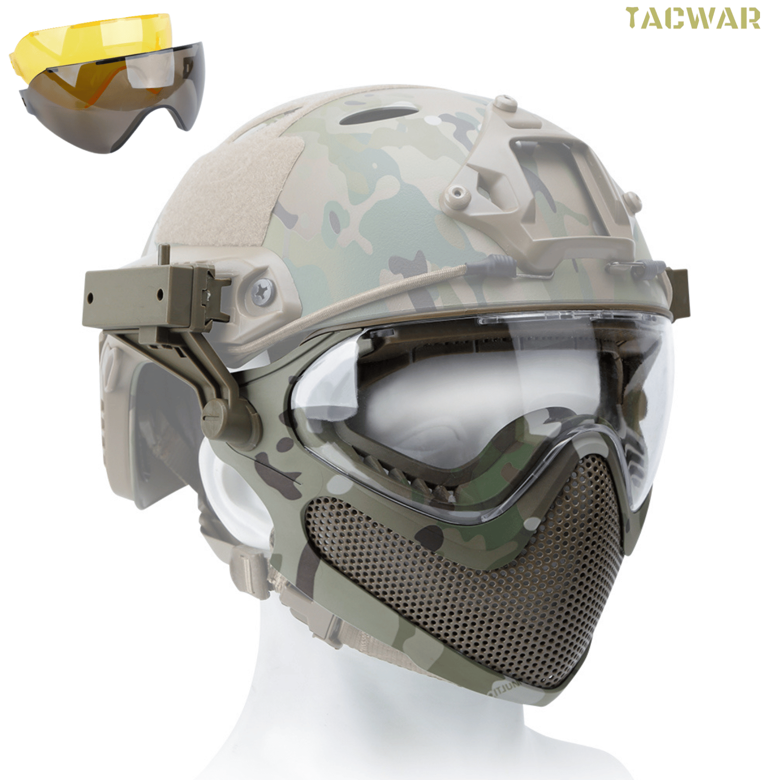 Airsoft Steel Mesh Mask Full F – Anti Pollution Mask recenzja i cena