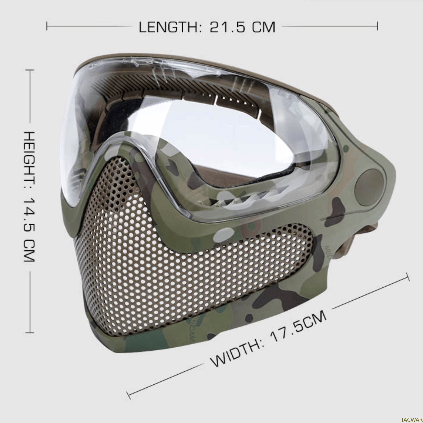 Airsoft Steel Mesh Mask Full F – Anti Pollution Mask recenzja i cena