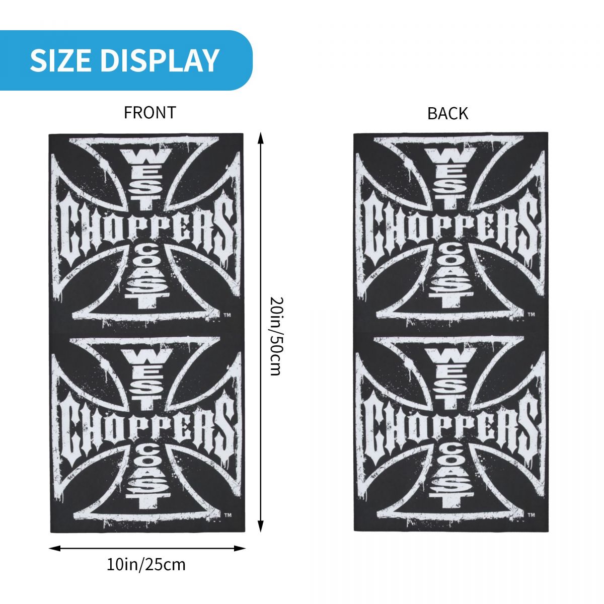 West Coast Iron Cross Choppers – Neck Gaiter Face Cover recenzja i cena