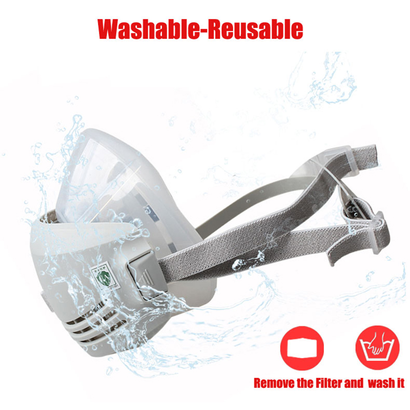 Silicone Dust-proof Gas Mask R – Respirator Half Face recenzja i cena