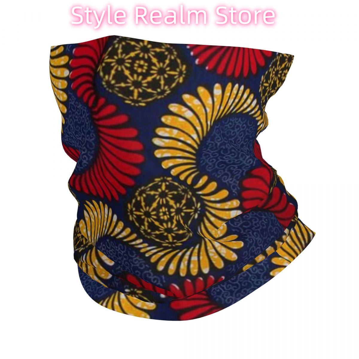 Ankara African Pattern Bandana – Neck Gaiter Face Cover recenzja i cena