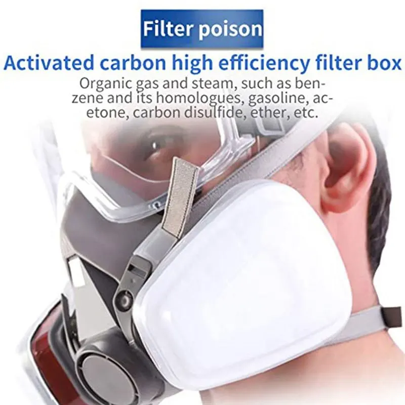 6200 7 in1 Gas Mask Gas-Proof  – Respirator Half Face recenzja i cena