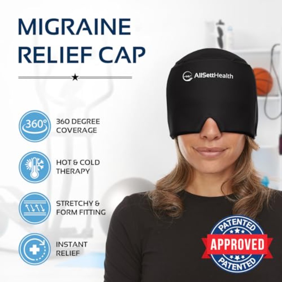 Migraine Relief Cap Ice Head W – Black Face Mask Pack recenzja i cena