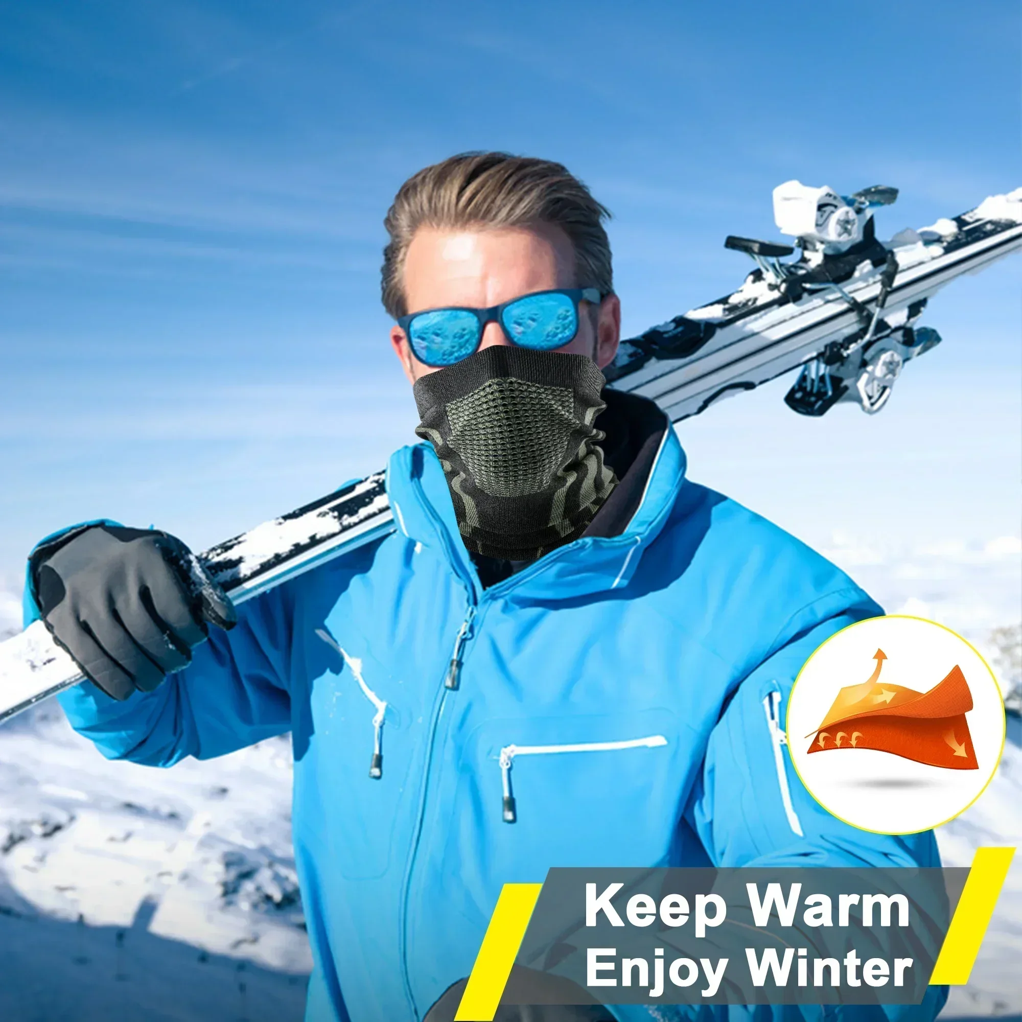 Winter Ring Tube Soft Bandana  – Neck Gaiter Face Cover recenzja i cena
