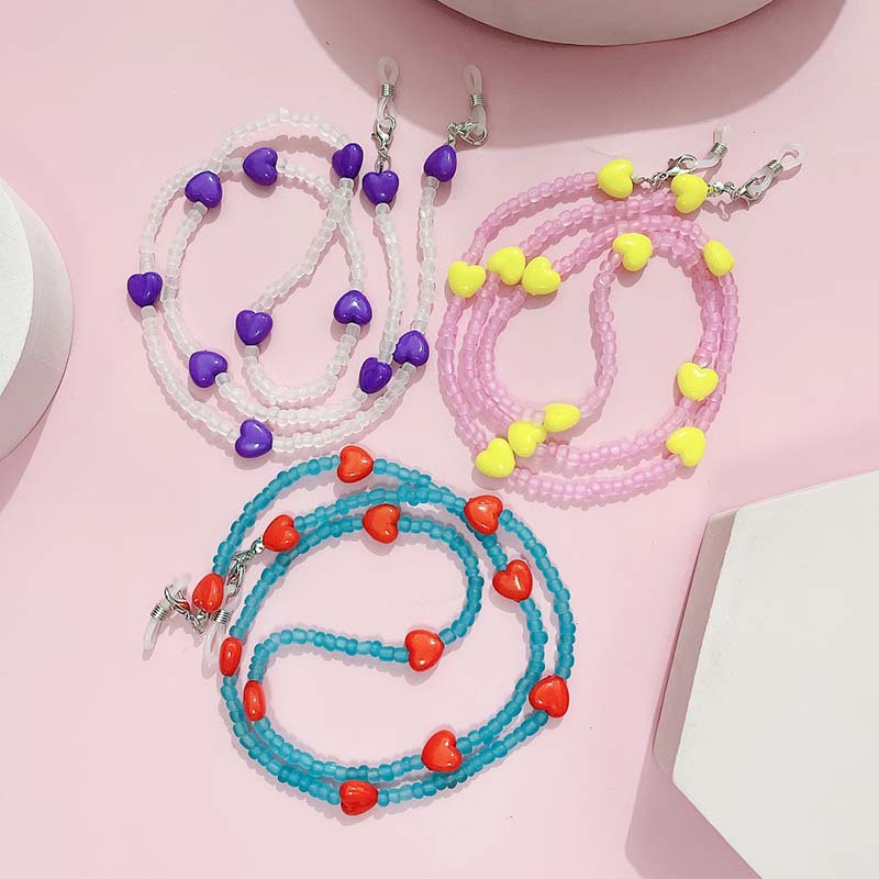 Trendy Peach Heart Anti Slip R – Mask Chain Holder recenzja i cena