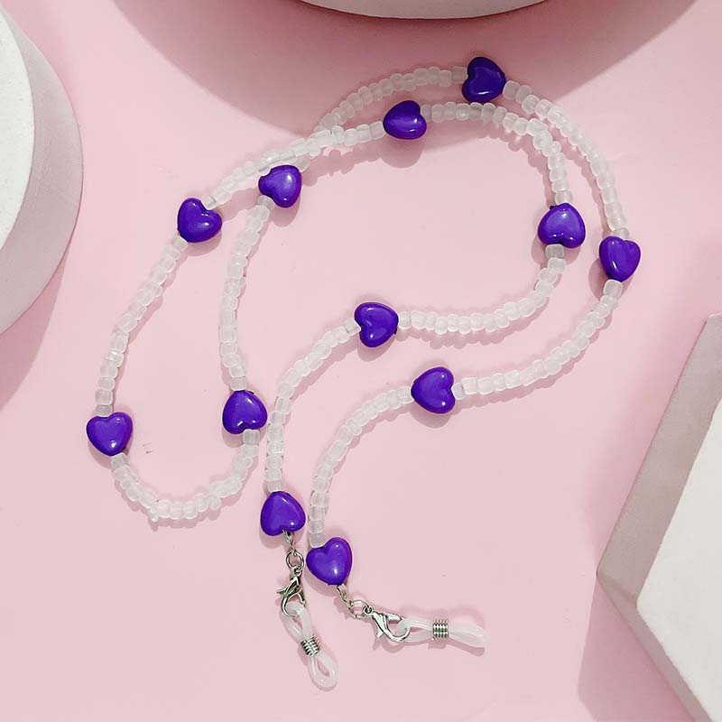 Trendy Peach Heart Anti Slip R – Mask Chain Holder recenzja i cena